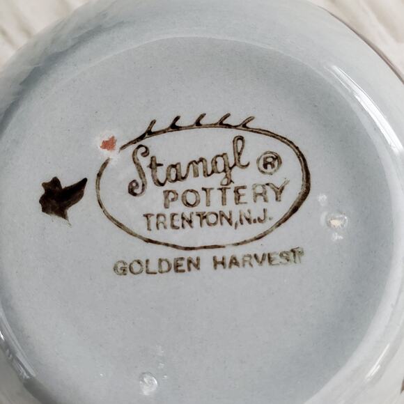 Stangl Pottery Vintage Golden Harvest Coffee Tea Cup & Saucer Set - Picture 11 of 12